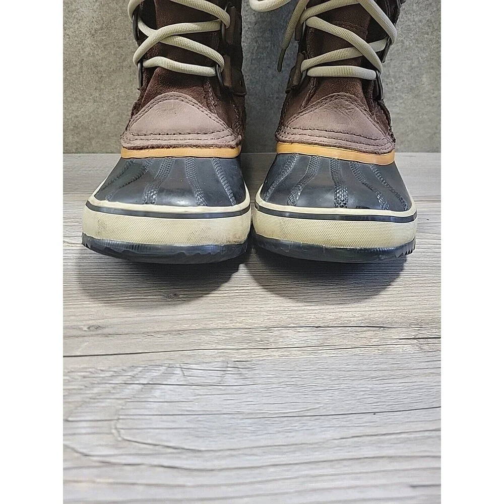 Sorel Joan of Arctic Waterproof Boots NL1540-256 Women's‎ Size 6 Brown Leather